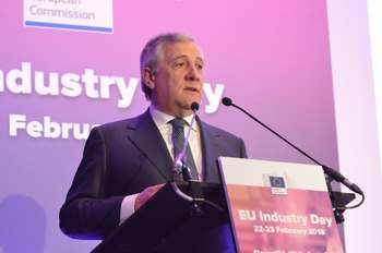 Antonio Tajani, EU Industry Day, Bruxelles 22.02.2018 - photo credit European Commission